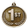 Sunray Medals, 1st, Braided Design - 1-1/4" Diameter